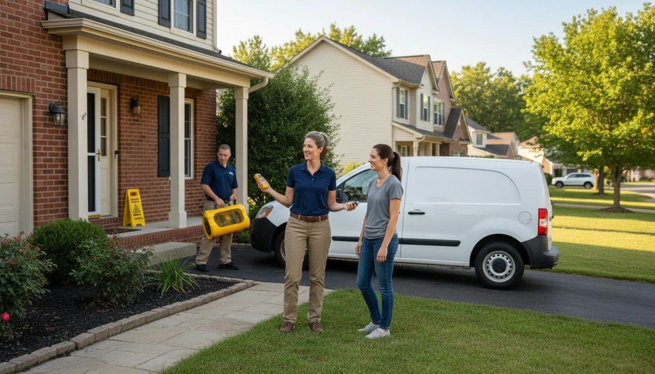 Residential water damage restoration in North Powder, OR